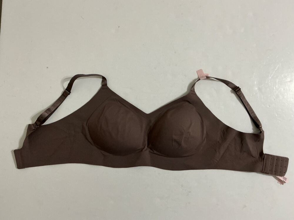 Victoria's Secret Bra Size S DD Brown Wireless Lightly Lined Smooth New w/ Tags